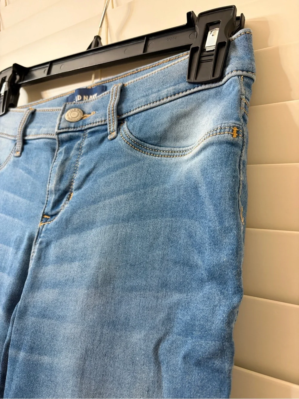 Old Navy Girls 14 Jeggings Blue Denim Stretch Skinny Jeans Kid Pants Medium-Wash